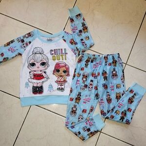 L.O.L. Surprise! Light Blue Pajama Set Size M